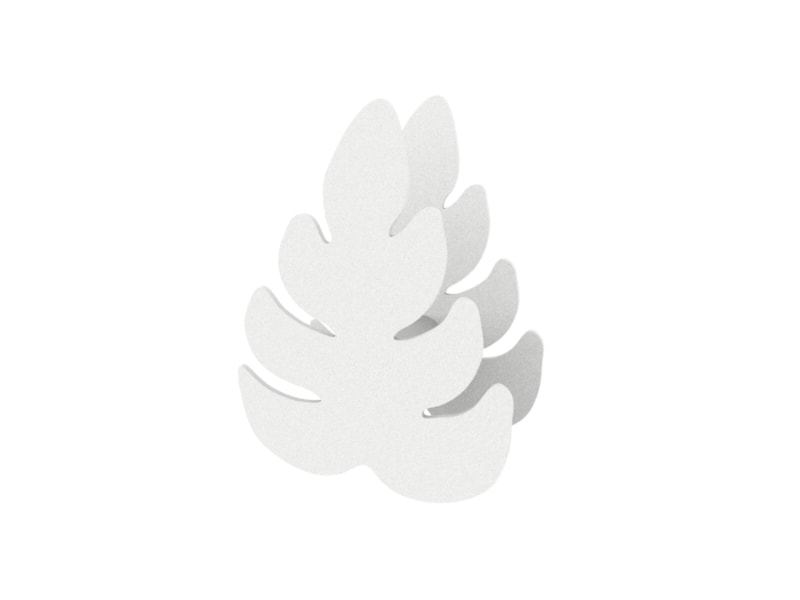 Wieszak ścienny Leaf (biały) - zdjęcie od KIZO Design • Meble Nowoczesnych Wnętrz! - Homebook