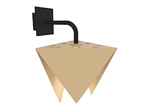 Lampa kinkiet Origami (złota) - zdjęcie od KIZO Design • Meble Nowoczesnych Wnętrz!