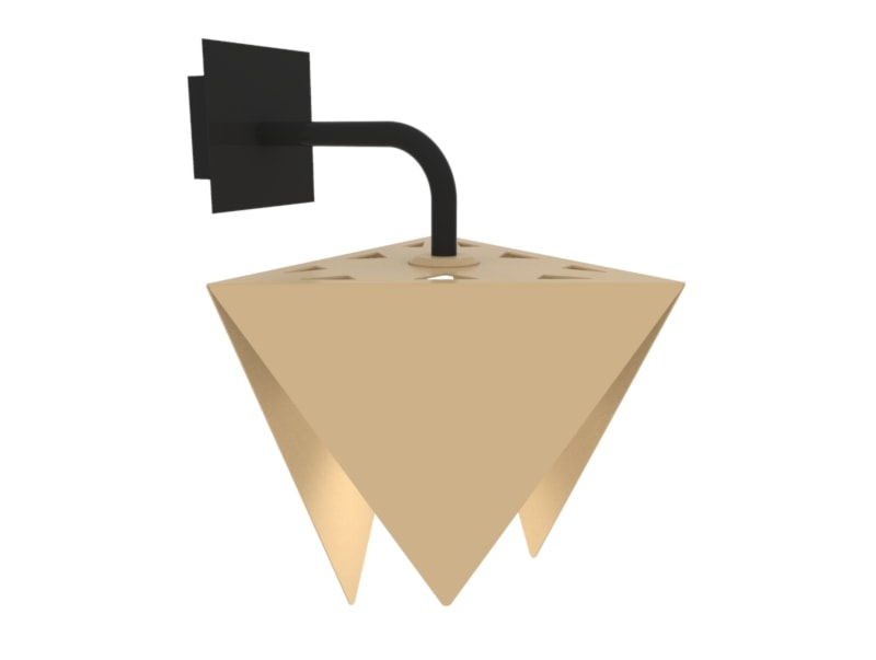 Lampa kinkiet Origami (złota) - zdjęcie od KIZO Design • Meble Nowoczesnych Wnętrz! - Homebook