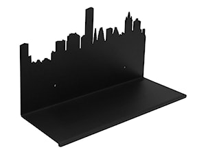 Półka ścienna New York (czarna) - zdjęcie od KIZO Design • Meble Nowoczesnych Wnętrz!