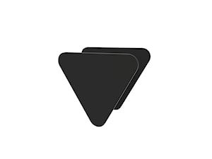 Wieszak ścienny Triangle (czarny) - zdjęcie od KIZO Design • Meble Nowoczesnych Wnętrz!