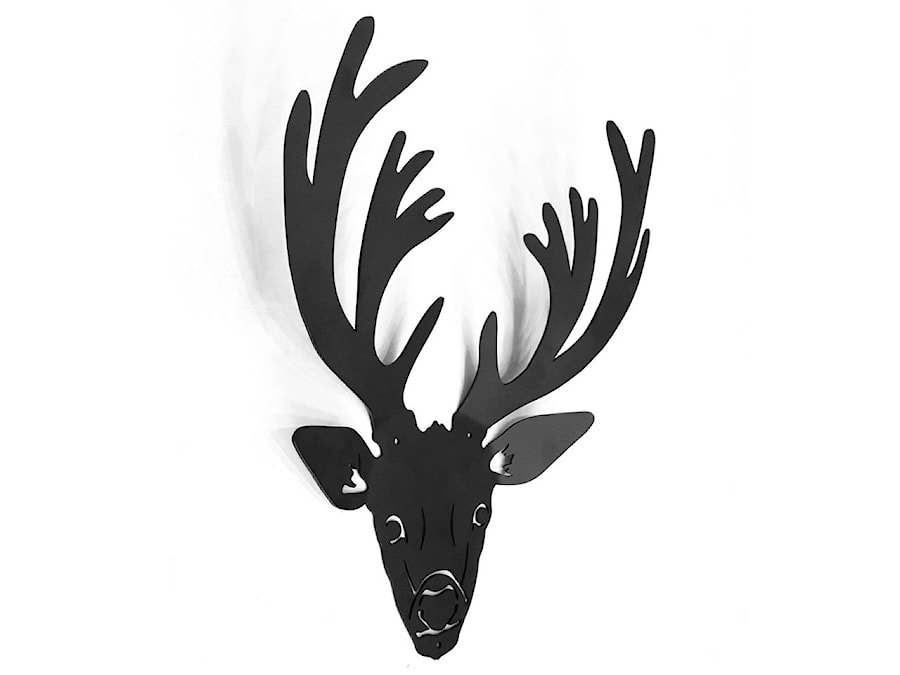Wieszak ścienny Deer (czarny) - zdjęcie od KIZO Design • Meble Nowoczesnych Wnętrz!