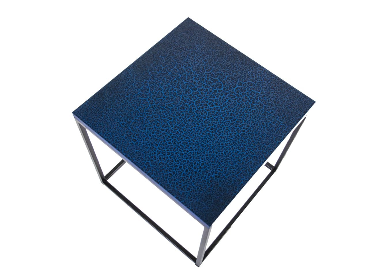 Stolik kawowy Cracken (czarno-niebieski) - zdjęcie od KIZO Design • Meble Nowoczesnych Wnętrz! - Homebook