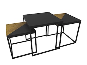 Stoliki kawowe Origami (potrójny Rust) - zdjęcie od KIZO Design • Meble Nowoczesnych Wnętrz!