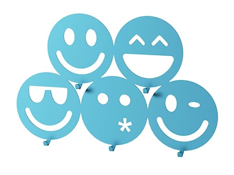 Aranżacje wnętrz - Pokój dziecka: Wieszak ścienny Smile (niebieski) - KIZO Design • Meble Nowoczesnych Wnętrz!. Przeglądaj, dodawaj i zapisuj najlepsze zdjęcia, pomysły i inspiracje designerskie. W bazie mamy już prawie milion fotografii!