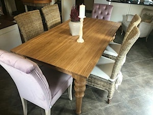 Dębowy stół - zdjęcie od Producent mebli z litego drewna dębowego, bukowego