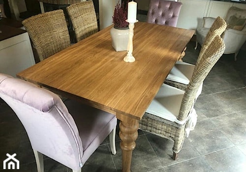 Dębowy stół - zdjęcie od Producent mebli z litego drewna dębowego, bukowego