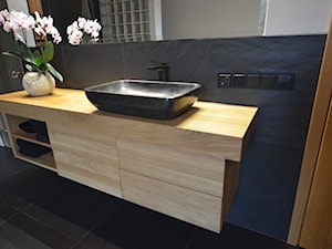 komoda łazienkowa z litego drewna dębowego - zdjęcie od Producent mebli z litego drewna dębowego, bukowego