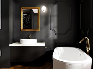Czarna łazienka - zdjęcie od Magda Banach