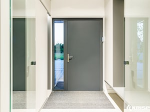 Drzwi - Średni biały czarny hol / przedpokój - zdjęcie od KRISPOL Sp. z o.o.