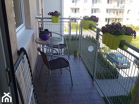 Aranżacje wnętrz - Taras: balkon - Wiola Czarnojan. Przeglądaj, dodawaj i zapisuj najlepsze zdjęcia, pomysły i inspiracje designerskie. W bazie mamy już prawie milion fotografii!