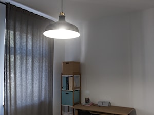 pOR_03 - White&Italia - Małe w osobnym pomieszczeniu z sofą białe biuro, styl minimalistyczny - zdjęcie od Project[OR] Group