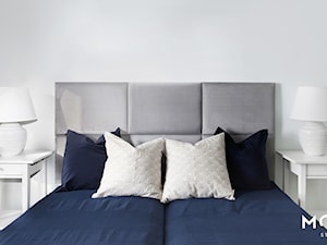 Sypialnia z miękkim wezgłowiem - zdjęcie od MOOD-STUDIO