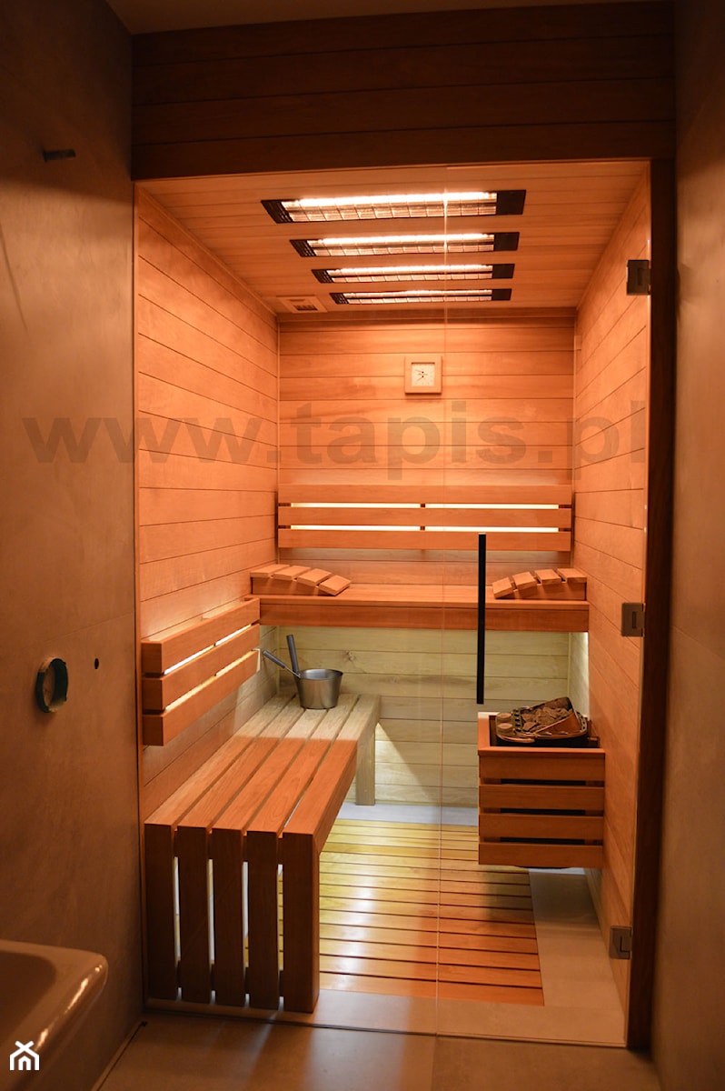 Nowoczesna sauna - zdjęcie od tapis