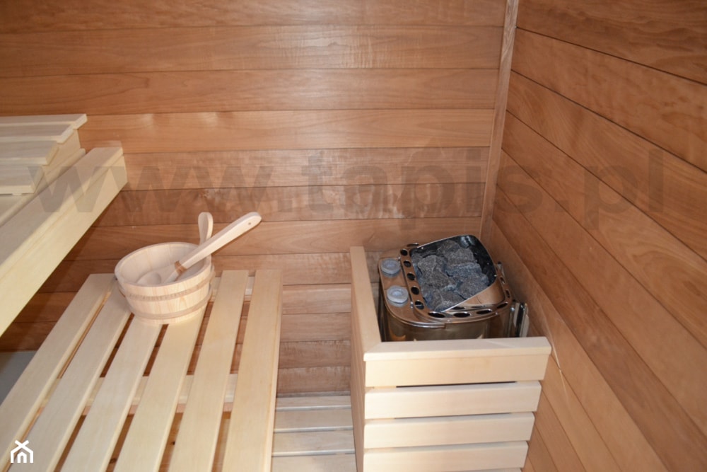 Domek saunowy Aries - wnętrze sauny - zdjęcie od tapis - Homebook