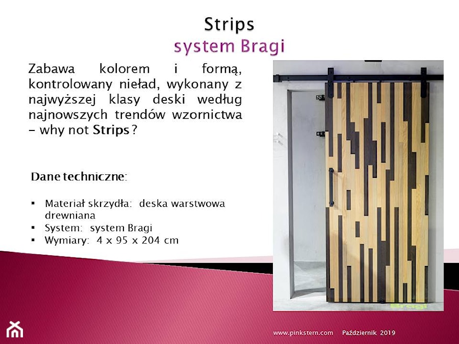 Autorska kolekcja drzwi Pinkstern - Sypialnia, styl nowoczesny - zdjęcie od Artkam