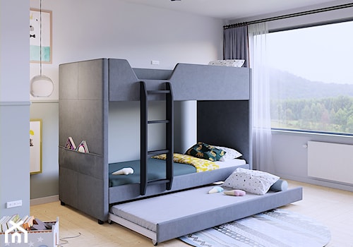 Łóżko piętrowe Piętrus Premium z dodatkowym spaniem - zdjęcie od dormiremeble