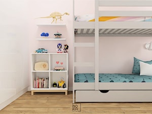 Łóżko piętrowe dla siostry i brata. - zdjęcie od Boka Design