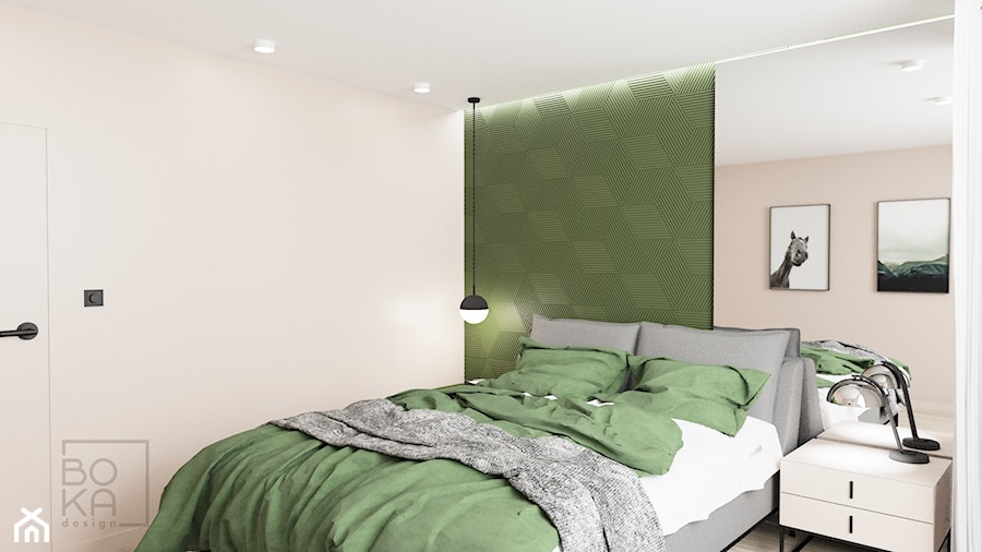 Sypialnia dla Singla - Sypialnia, styl minimalistyczny - zdjęcie od Boka Design