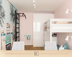 Łóżko piętrowe dla brata i siostry. - zdjęcie od Boka Design - Homebook