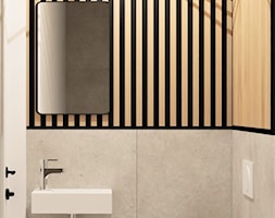 Małe WC w bloku - Łazienka, styl nowoczesny - zdjęcie od Boka Design - Homebook