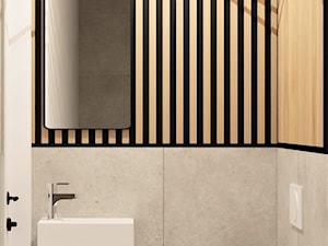 Małe WC w bloku - Łazienka, styl nowoczesny - zdjęcie od Boka Design