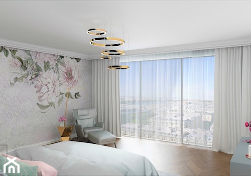 Sypialnia z pięknym widokiem - zdjęcie od Boka Design