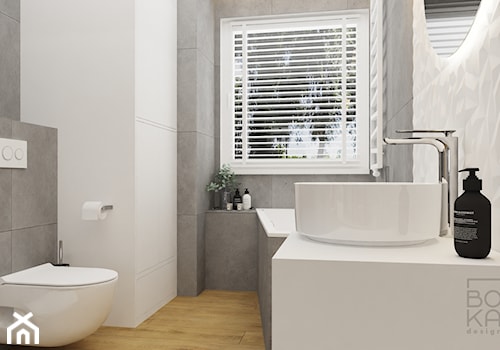 Łazienka z wanną i prysznicem - zdjęcie od Boka Design