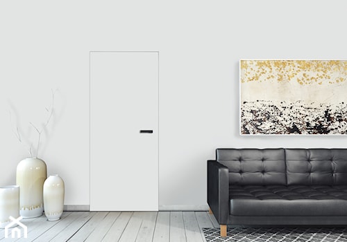 Drzwi płytowe bezprzylgowe do Systemu ukrytego Sara PRO - Salon, styl minimalistyczny - zdjęcie od VOSTER