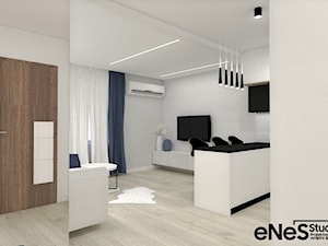Mieszkanie w Jelczu-Laskowicach - Salon, styl nowoczesny - zdjęcie od Enes Studio Projektowanie wnętrz & meble