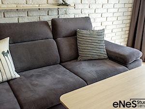 Projekt i realizacja pokoju dziennego - Salon, styl nowoczesny - zdjęcie od Enes Studio Projektowanie wnętrz & meble