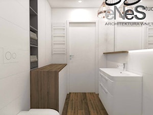 Projekt mieszkania Wrocław, Księże Małe - Łazienka, styl nowoczesny - zdjęcie od Enes Studio Projektowanie wnętrz & meble