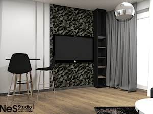 Projekt mieszkania we Wrocławiu - Salon, styl nowoczesny - zdjęcie od Enes Studio Projektowanie wnętrz & meble