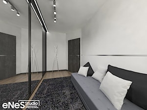 Projekt mieszkania we Wrocławiu - Średnia zamknięta garderoba oddzielne pomieszczenie, styl nowoczesny - zdjęcie od Enes Studio Projektowanie wnętrz & meble