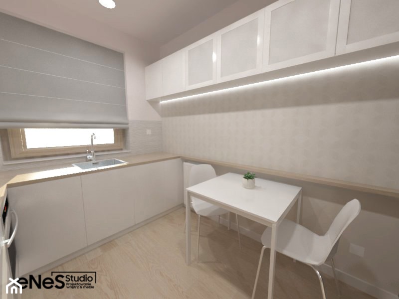 Mieszkanie na Wrocławskim Gaju - Kuchnia, styl nowoczesny - zdjęcie od Enes Studio Projektowanie wnętrz & meble