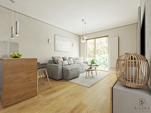 Mieszkanie w Poznaniu - Salon - zdjęcie od Bilska studio