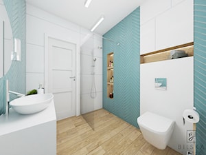 Projekt łazienki w Łowiczu - Łazienka - zdjęcie od Bilska studio