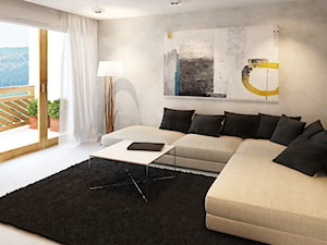 Apartamentowiec w górach, w Szklarskiej Porębie - Salon, styl nowoczesny - zdjęcie od Add Design