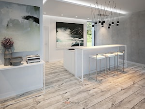 Dom 200 m2 - Średnia kuchnia, styl nowoczesny - zdjęcie od Add Design