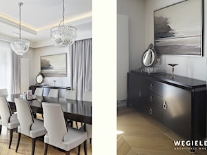 Apartament Morskie Oko - Salon, styl tradycyjny - zdjęcie od Węgiełek Architekci Wnętrz