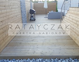 Taras z gabionami - zdjęcie od Gabiony Ratayczak - Homebook