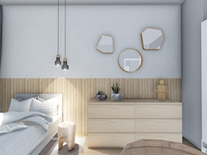 POKOJE DLA DZIECKA - Mała szara sypialnia - zdjęcie od _space architects