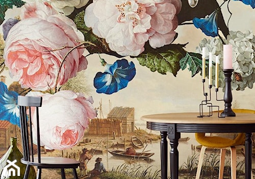 Bujne kwiaty inspirowane malarstwem flamandzkim. MURAL EIJFFINGER MASTERPIECE 358112 - zdjęcie od MAGIC HOME STUDIO TAPET