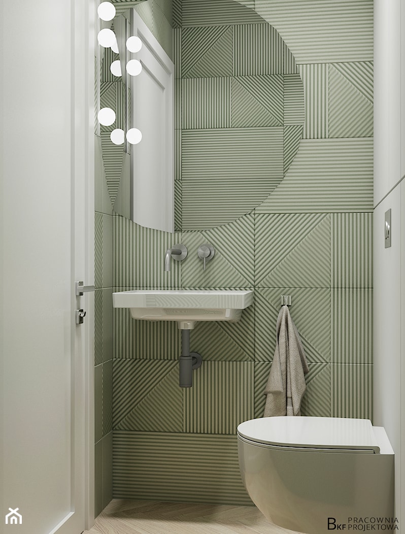 toaleta mieszkania #6 - zdjęcie od BKF interior design - Homebook