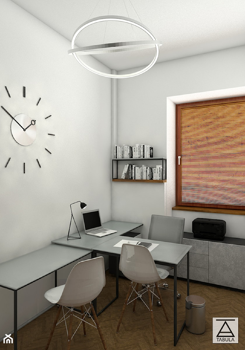 Kancelaria adwokacka - Małe białe biuro - zdjęcie od TABULA Studio | Architektura | Wnętrza | Rewitalizacja | Design
