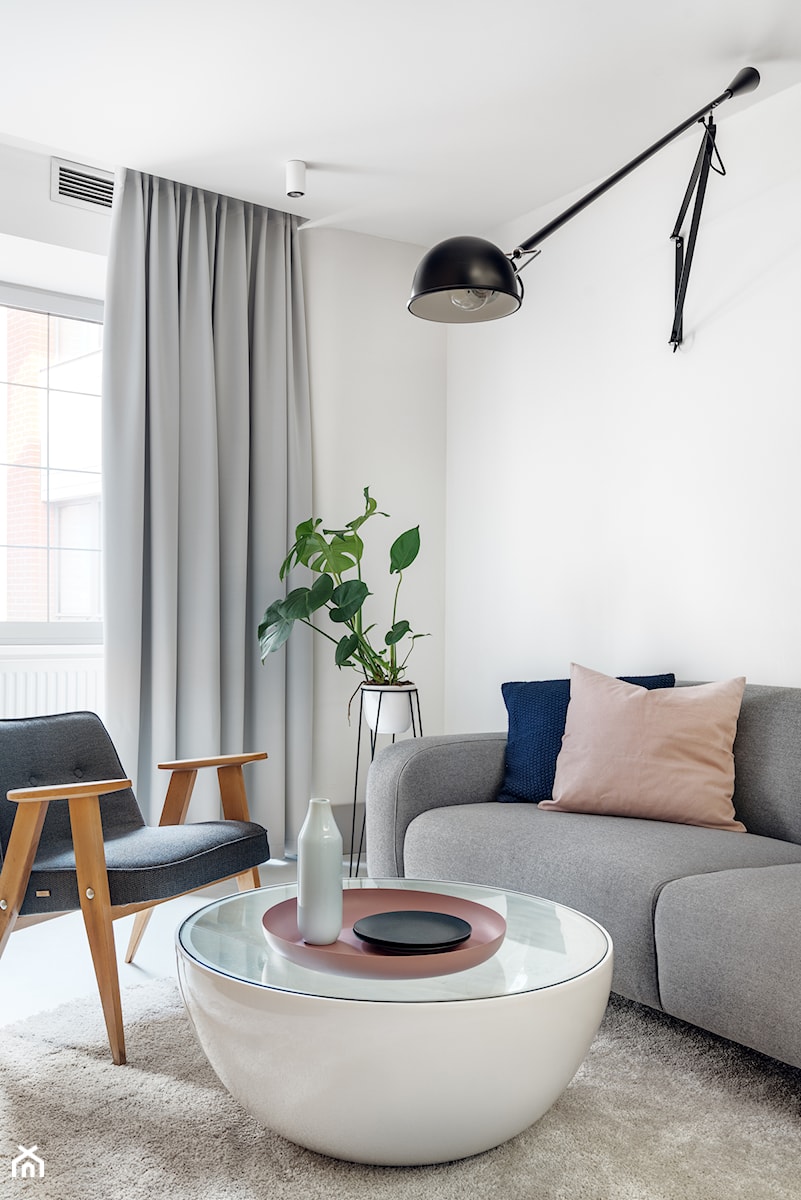 Mikromieszkanie - Salon, styl nowoczesny - zdjęcie od INTERURBAN architektura i wnętrza