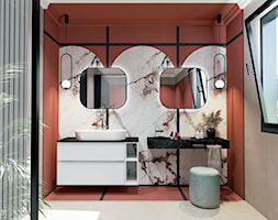 Łazienka dla odważnych - Łazienka, styl nowoczesny - zdjęcie od Biuro projektowe "Patio" Ewa Szymczak - Homebook
