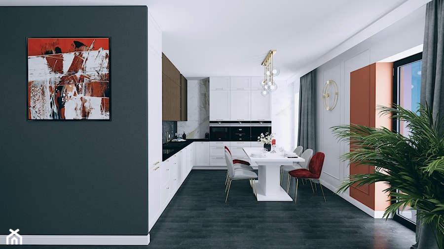 Terakota na pierwszym planie - Kuchnia, styl nowoczesny - zdjęcie od Biuro projektowe "Patio" Ewa Szymczak