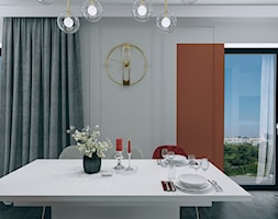 Terakota na pierwszym planie - Jadalnia, styl nowoczesny - zdjęcie od Biuro projektowe "Patio" Ewa Szymczak - Homebook