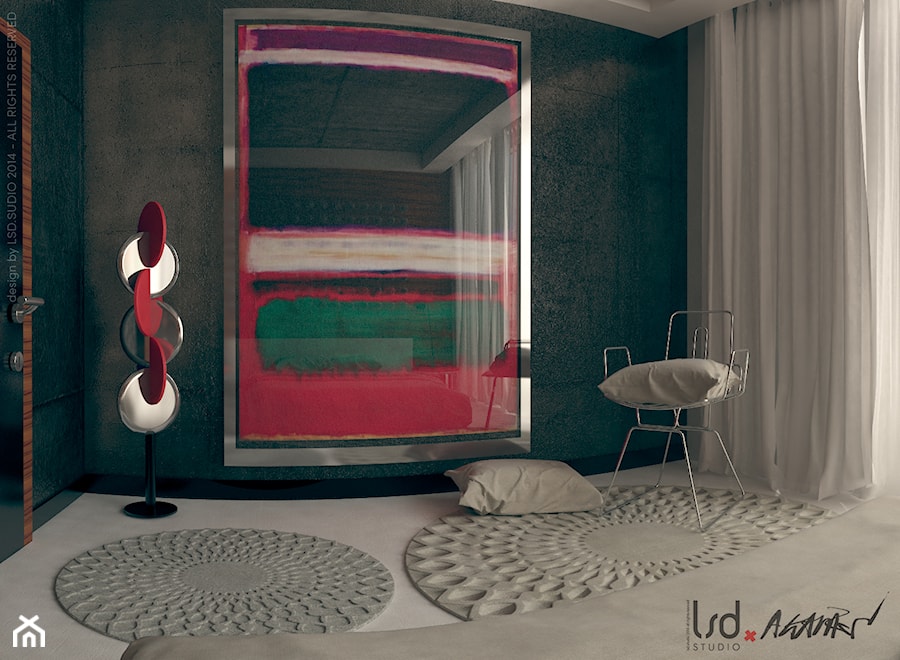 APARTAMENT WARSZAWA - Sypialnia, styl nowoczesny - zdjęcie od LSD.STUDIO